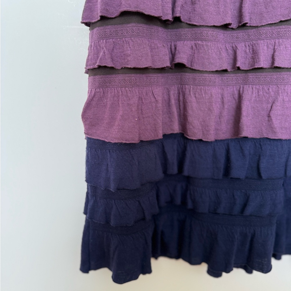 Elegant Multicolor Ruffle Layered Dress - Picture 4 of 8